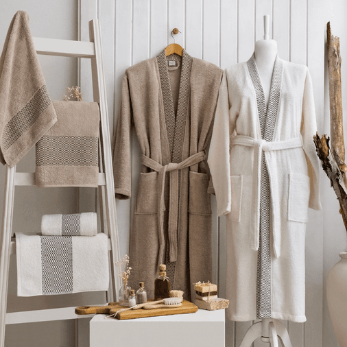 ₺4.499,0g Schafer Home Dina Banyo Seti 6 Parça-Bej