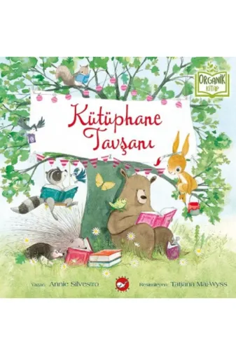 485036 Kütüphane Tavşanı Annie Silvestro Kitabı 32 Sayfa Beyaz Balina Yayınları