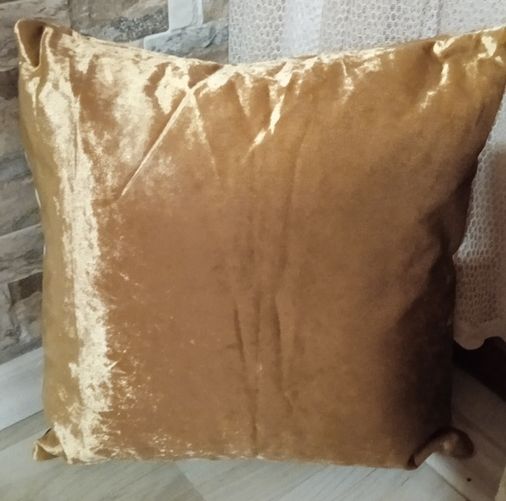 4lü Lüks Kadife Kırlent Kılıfı Hardal