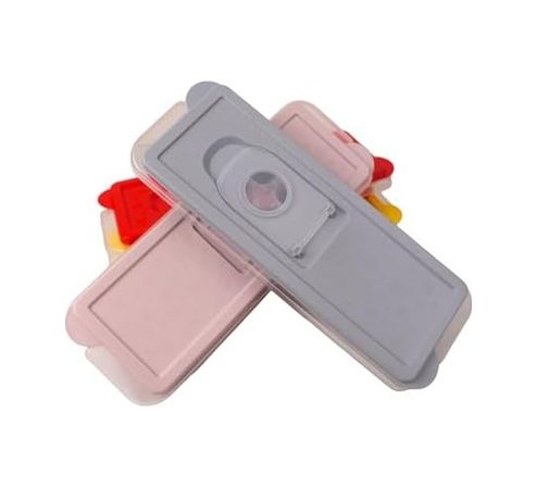 4moms 131573237 12&apos Li Yuvarlak Silikon Tabanlı Kapaklı Bas Çıkar Buz Kalıbı 26X9 Cm, 12&apos Li Silikon Tabanlı Buz Kalıbı, Kapaklı Bas Çıkar Buzluk
