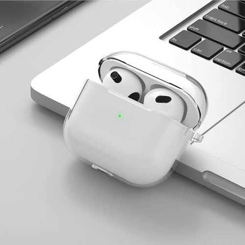 4moms 131618199 Airpods 4 İle Uyumlu Şeffaf Cyrstal Clear Ultra Berrak Silikon Kılıf - Alt Üst Ayrı Airpods 4