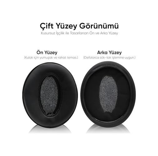 4moms 131618296 Sennheiser İle Uyumlu Kulaklık Pedi Hd 4.50Bt - Hd 4.50Btnc - Hd 4.50Se - Hd 4.40Bt - Hd 4.30G - Hd 4.20S - Hd 458Bt - Hd 450 - Hd 450Bt - Hd 400S - Hd 350Bt