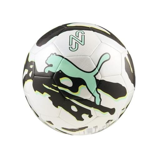 4moms 132807187 Neymar Jr Graphic Ball Unisex Yetişkin Top, Puma White-Black-Lux Lime, 5