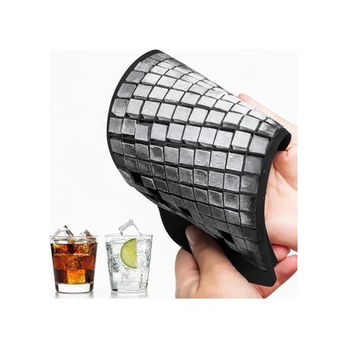 4moms 133243425 160 Lı Mini Buz Küpü Kalıbı, Kolay Çıkartılabilir Silikon Mini Buz Küpü Yapma Aparatı, Kokteyl Soğuk Kahve Meyve Suyu Ve İçecek Sunumu İçin Estetik Mini Küp Buzluk