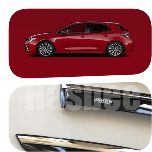 51507700 Toyota Corolla Hb Kromlu Cam Rüzgarlığı Niken 2019+
