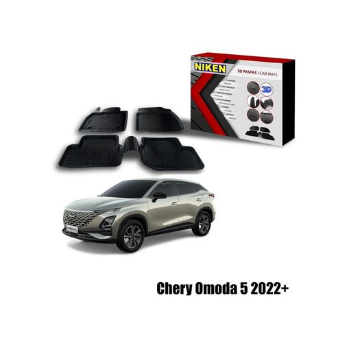 53064276 Chery Omoda 5 Havuzlu 3D Paspas Niken Siyah 2022+ Sonrası Uyumlu