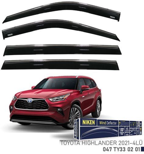 54210466 Toyota Highlander Kromlu Cam Rüzgarlığı Niken 2021+