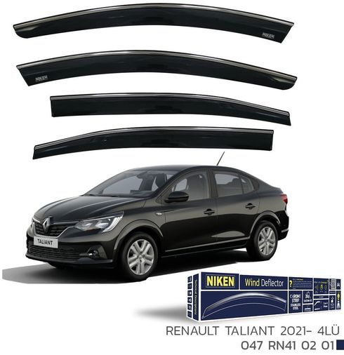 54210528 Renault Taliant Kromlu Cam Rüzgarlığı Niken 2021+ Sonrası Modelle