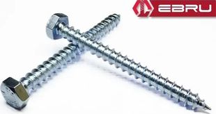 55TK-TK-Ebru-1602 Altıköşe Başlı Trifon Vida 6X50 - 100 Diğer