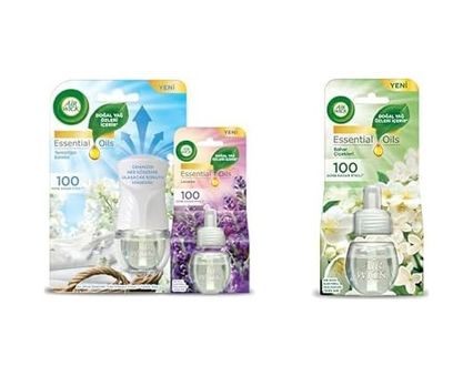 57858324442608399283959 Air Wick Le Elektrikli Oda Kokusu Temizliğin Esintisi Kit Cihaz + Yedek Şişe + Lavanta Yedek Şişe Ve Air Wick Elektrikli Oda Kokusu Yedek Şişe Çiçekleri Diğer