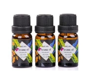 57858324442663199283959 3 Lü Esansiyel Uçucu Yağ 3X10Ml Hilton Kokulu Buhurdanlık Yağı Set, Difüzör, Banyo Ve Oda Kokusu Diğer