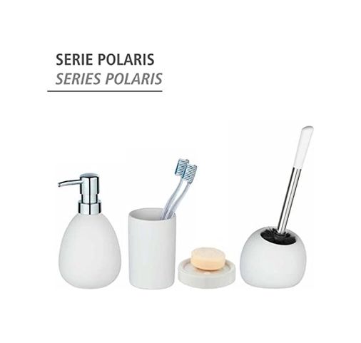 57858324443357099283959 Polaris Sabunluk Mat Beyaz Seramik Sıvı Sabunluk Beyaz Diğer