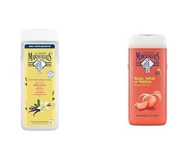 57858324444174099283959 Le Petit Marseillais Organik Vanilya Sütü Duş Jeli 400 Ml Ve Le Petit Marseillais Duş Jeli Beyaz Şeftali & Nektarin 650 Ml Diğer