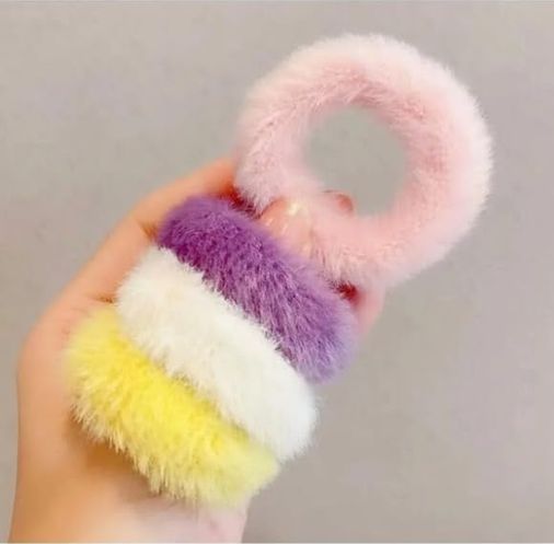 57858324444870099283959 Kadın Pastel Ton 6'lı Peluş Toka Setii, Kadın Çocuk Mandal Toka, Lastik Toka Seti, Toka Organizer, Toka, Kız Çocuk Toka, Toka Diğer
