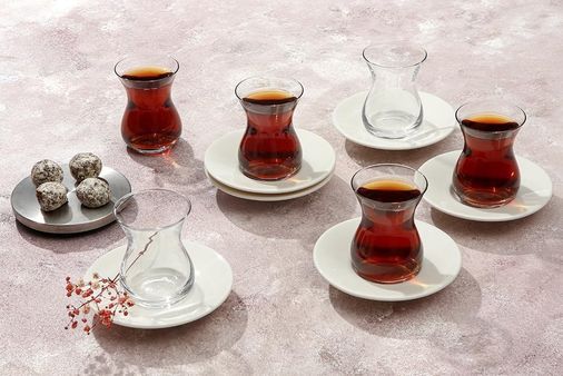 57858324452028899283959 Peride Alumilite 6 Kişilik Çay Takımı Diğer