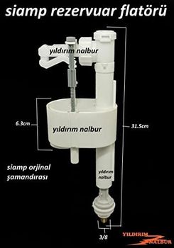 57858324453952499283959 Siamp Flatör Dik Rezervuar İç Takım Şamandıra Kaliteli Diğer