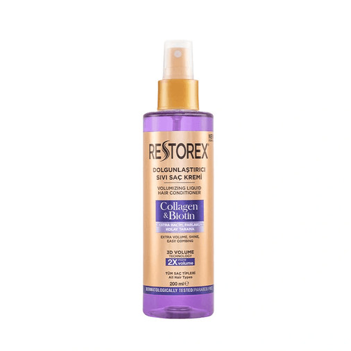 5989594 Restorex Dolgunlaştırıcı Sıvı Saç Kremi Kolajen & Biotin 200 Ml