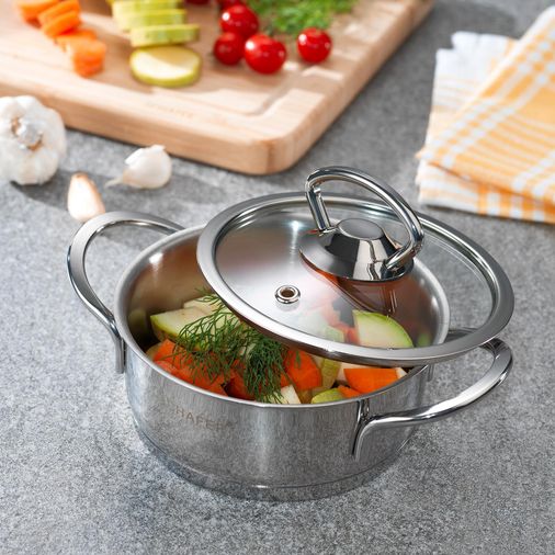 599,00 Schafer Micro Mini Basık Çelik Tencere 12 Cm-2 Parça