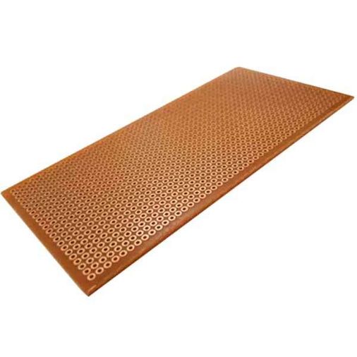 5x10 cm Delikli Tek Yüzlü Bakır Plaket