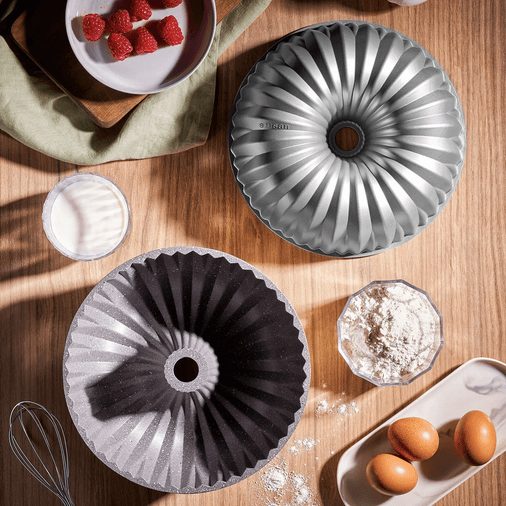 600__ Emsan Griss Hardstone Gri Döküm Kek Kalıbı 24 Cm