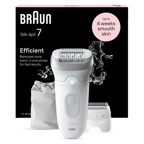 7-041 Silk-Épil 7 Epilatör Kablosuz Islak & Kuru Kullanım Smartlight Işıklı