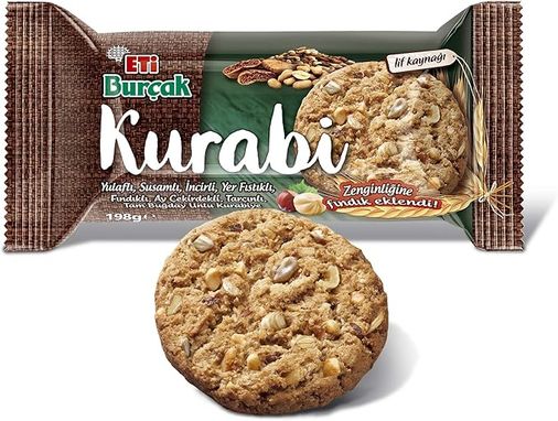774412158 Eti Burçak Kurabi Fındıklı 198 G X 12 Adet