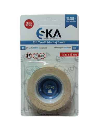 79450540 Sağlam Ka Çift Taraflı Bant Hotmelt Köpük 19Mmx1,5M