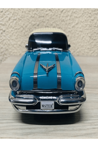 80172024 Wster Ws598 Nostaljik Pontiac Araba 1955 Model Bluetooth Hoparlör Fm Radyo Usb Tf Aux Destekli Speaker