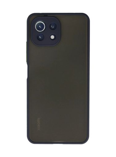 8683140200886-BLNC Mi 11 Lite Kılıf Montreal Silikon Kapak - Lacivert Diğer