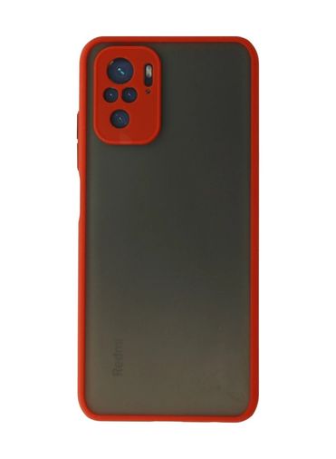 8683140206253-BLNC Redmi Note 10 Kılıf Montreal Silikon Kapak - Kırmızı Diğer