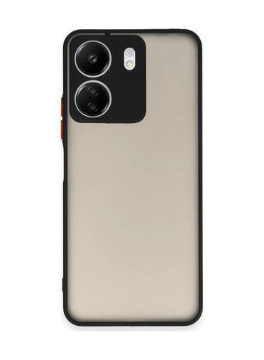 8683140695033-BLNC Redmi 13C Kılıf Montreal Silikon Kapak - Siyah Diğer