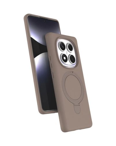 8683140893675-BLNC Redmi Note 14 Pro 5G Regal Magsafe Standlı Kapak - Çöl Titanyum Diğer