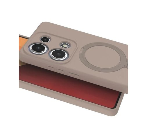 8683140894078-BLNC Redmi Note 13 Pro 4G Regal Magsafe Standlı Kapak - Çöl Titanyum Diğer