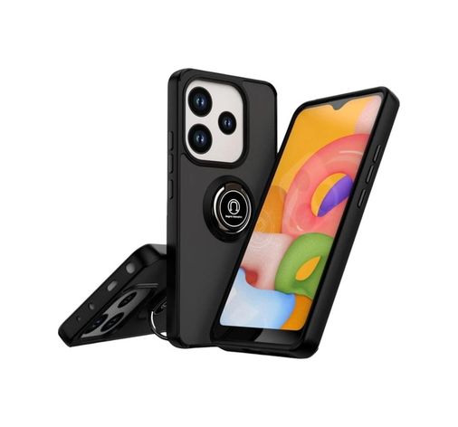 8683140895952-BLNC Redmi Note 14 4G Montreal Yüzüklü Silikon Kapak - Siyah Diğer