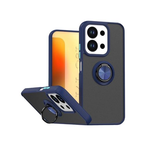 8683140901042-BLNC Redmi 15C 4G Montreal Yüzüklü Silikon Kapak - Lacivert Diğer