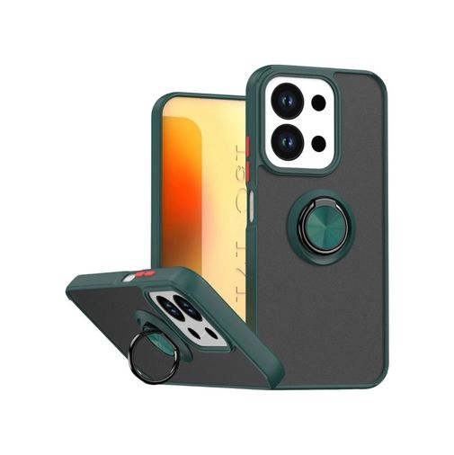 8683140901066-BLNC Redmi 15C 4G Montreal Yüzüklü Silikon Kapak - Yeşil Diğer