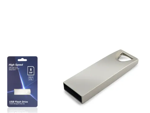 8M 8 Gb Usb 2.0 Metal Gövde Flash Bellek