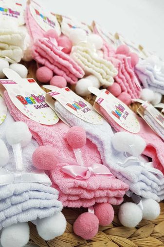 90132024 Berka Aksesuarlı Çorap 12'li Paket