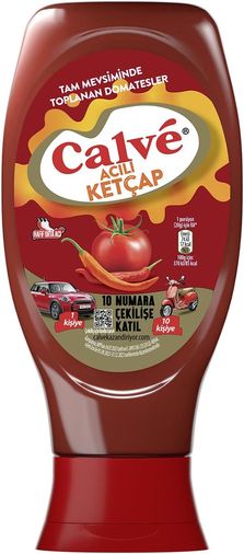 996655471 Calve Ketçap Acılı 360 Ml 6 Adet
