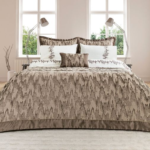 ₺9.999,00 Schafer Home Sonia Yatak Örtüsü Nevresim Seti 8 Parça-Bej