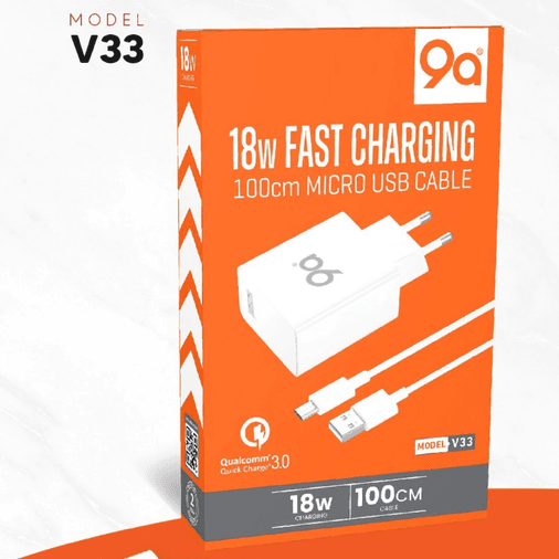 9A 18Watt Qualcomm 3.0 Type - C Hızlı Şarj Seti V33