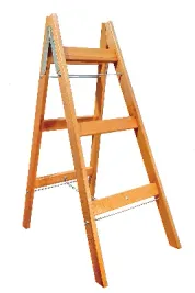 A Tipi Ahşap Merdiven 3+3 Basamaklı