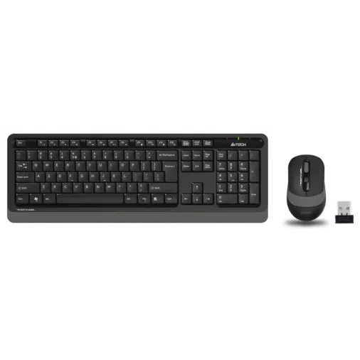 A4 TECH FG1010, Gri, FSTYLER, 2.4Ghz Kablosuz, Türkçe Q, Klavye Mouse Set