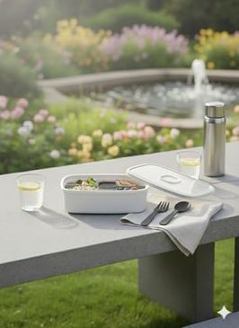 Aa Plastik 57855210125676280184975 Sızdırmaz Lunch Box 3 Bölmeli Yemek Kabı Öğle Yemeği Kutusu Saklama Kabı Bpa İçermez Yavruağzı Bakır