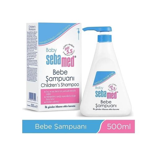 A&B Fashion 57855210114284180184975 Baby Ph 5.5 Göz Yakmayan Formül Nemlendirici Etkili Papatya Özütlü Bebek Şampuanı 500 Ml Açik Gri