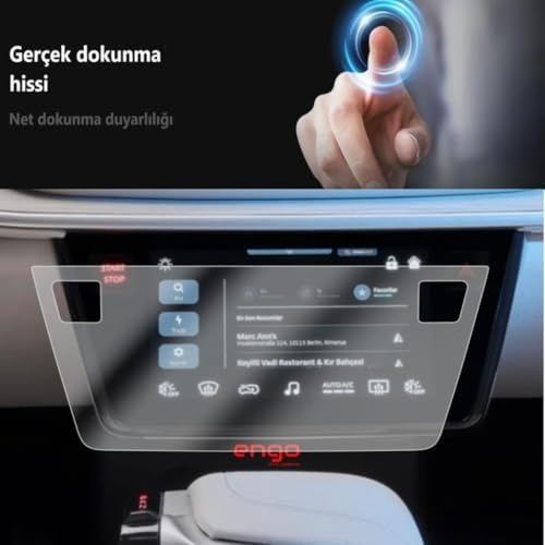 Abentiny 131617305 Togg T10F 8 İnç Kumanda Ekranı Mat Ekran Koruyucu Şeffaf