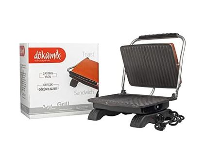 ACAR 131335597 Dt 30 Siyah 1800 W Organik Döküm Tost Makinesi Açık Pembe