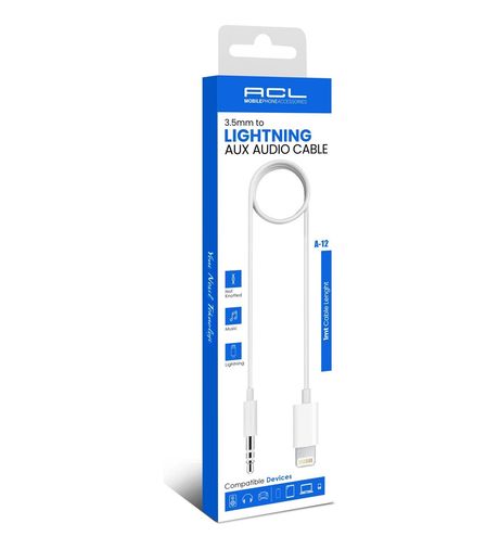 ACL A-12 3.5Mm To Lightning Aux Audio Ses Kablosu