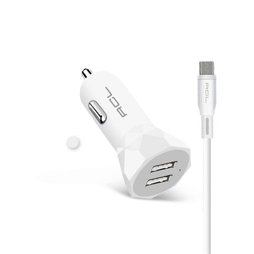 Acl Ac-89 Micro Usb Kablolu 2.4A Usbx2 Araç İçi Şarj Aleti