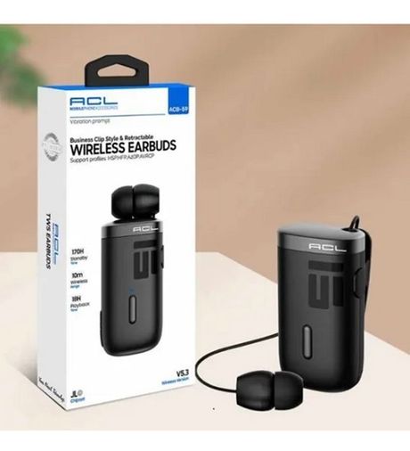 Acl Acb-59 5.3 Versiyon Çekilebilir, Titreşimli Wireless Kulakiçi Kulaklık